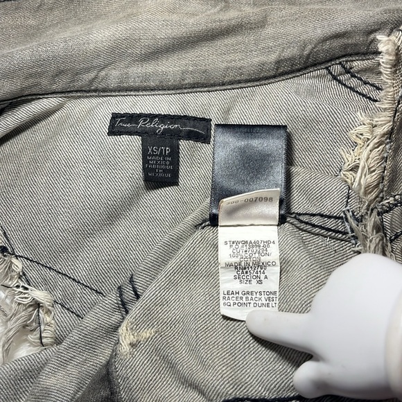 True Religion ‘Leah’ Greystone Racer Back Vest - Picture 14 of 15